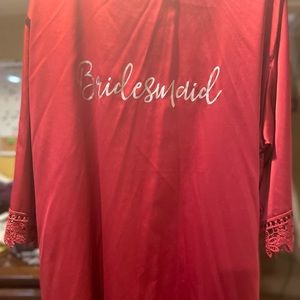 Bridesmaid robe